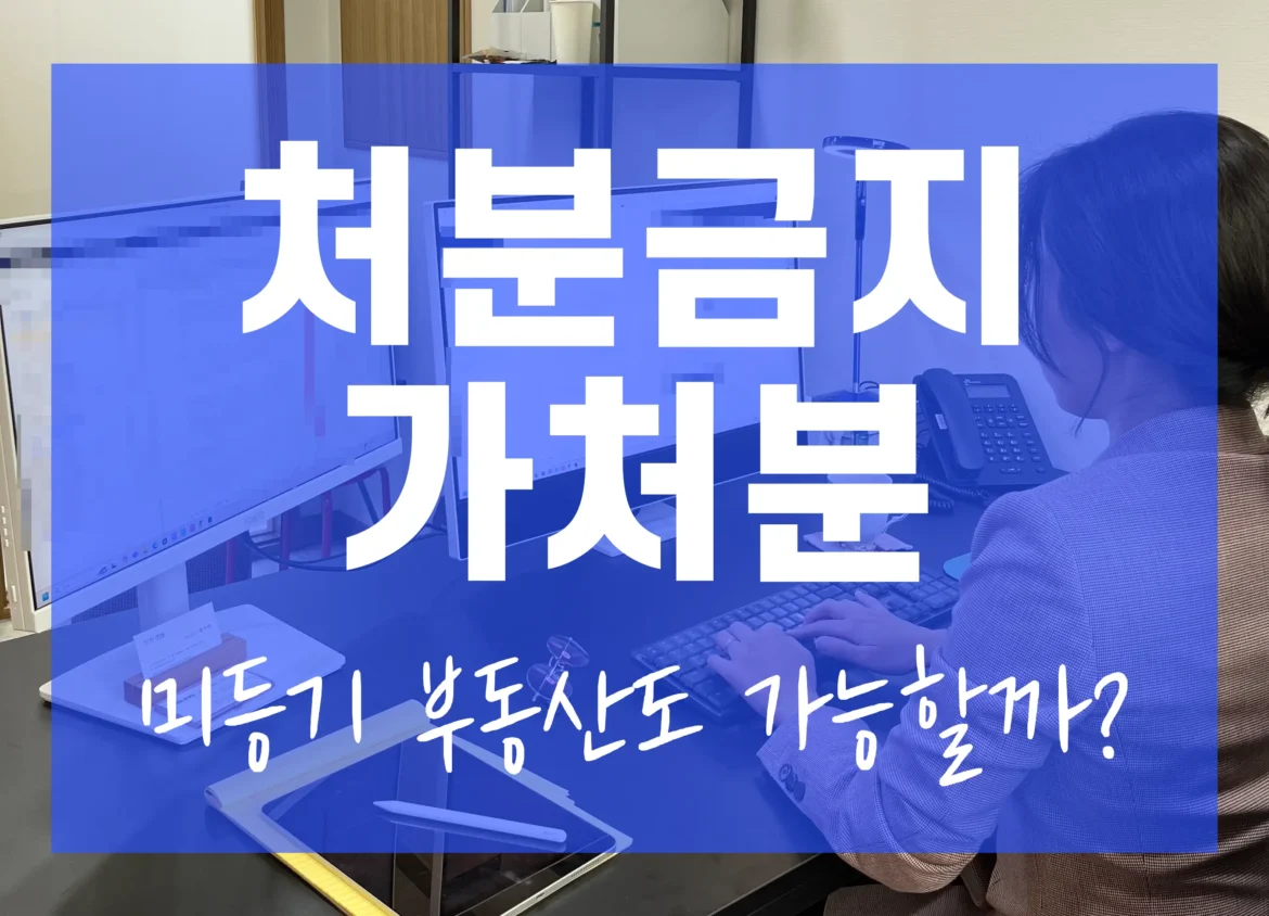 처분금지가처분
